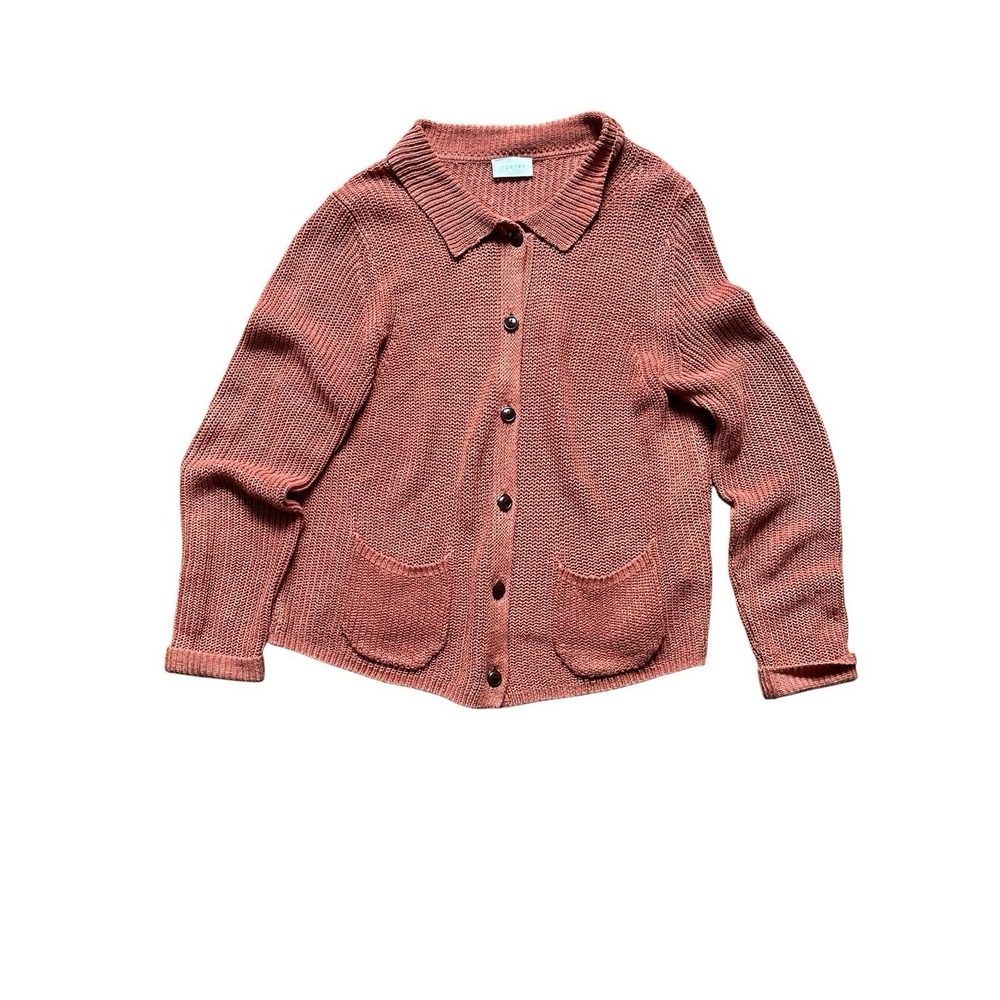 Poetry Delave 100% Linen Knitted Jacket, Size 8